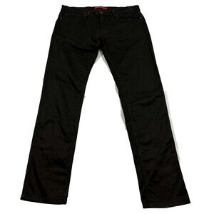 Hugo Boss Red Label Mens Black Grunge Slim Fit Overdyed Pants Goth Jeans Sz 32